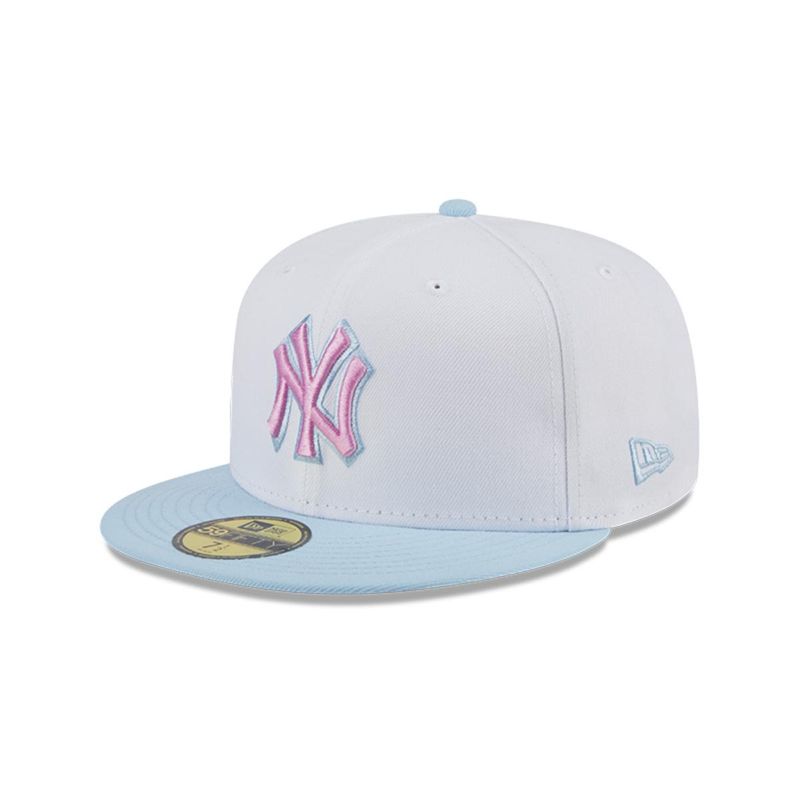 NEW ERA - Gorro 59fifty MLB New York Yankees Color Pack Blanco