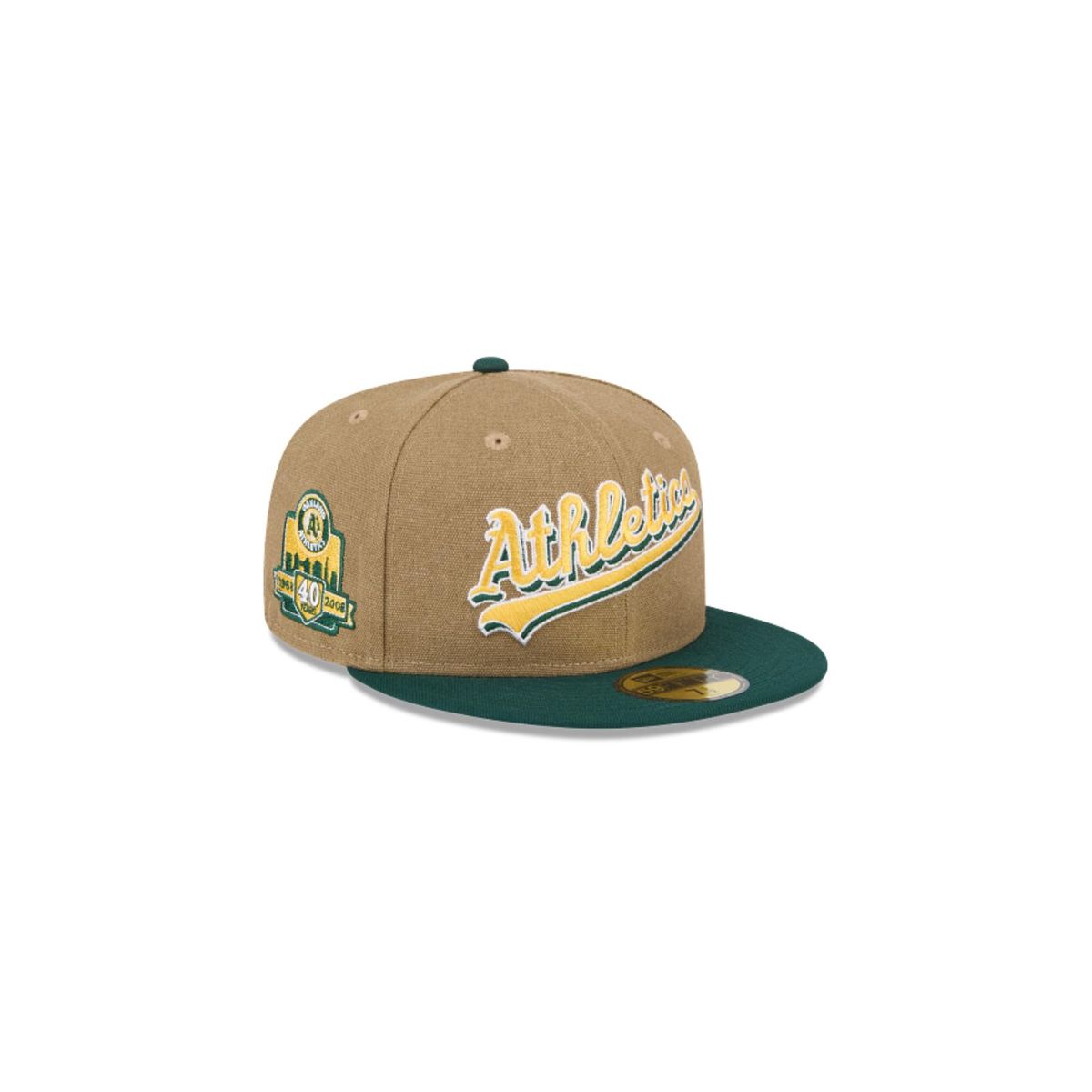NEW ERA - Gorro 59fifty MLB Oakland Athletics Canvas Crown Beige