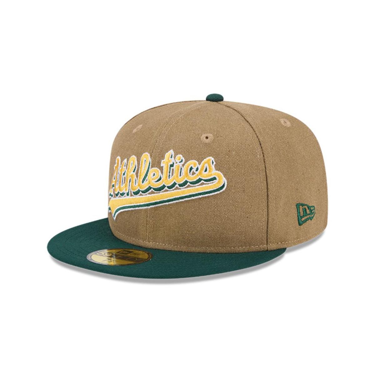 NEW ERA - Gorro 59fifty MLB Oakland Athletics Canvas Crown Beige