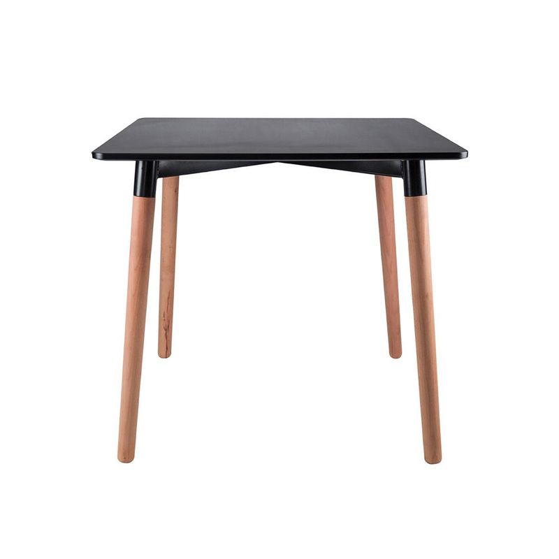 CORI CORI - Mesa de Comedor  Melamina Cuadrada  Negra