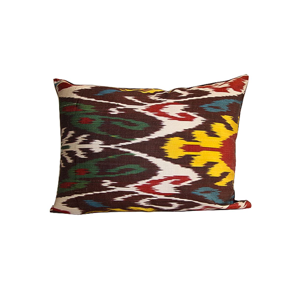 TURKUAZ - Cojín Ikat de seda 50x40 cms Dorob OUTLET