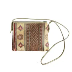 TURKUAZ - Mini cartera Kilim Café
