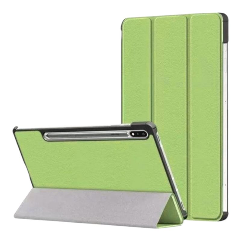 GENERICO - Funda Inteligente compatible con Samsung Galaxy Tab S7 Plus Verde Limón