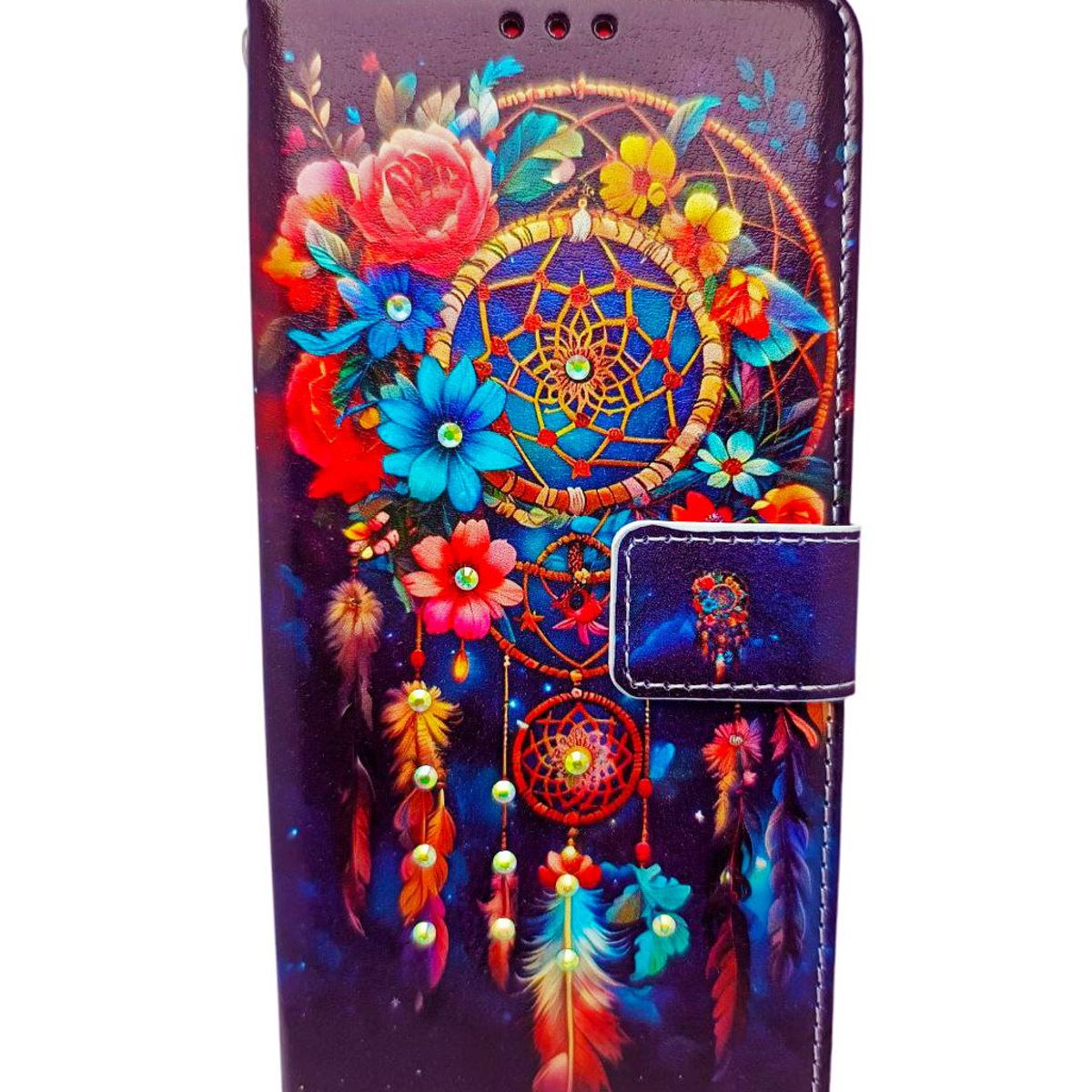 GENERICO - FLIPCOVER PARA SAMSUNG S25 PLUS /  FUNDA TAPA ATRAPA NEGRO