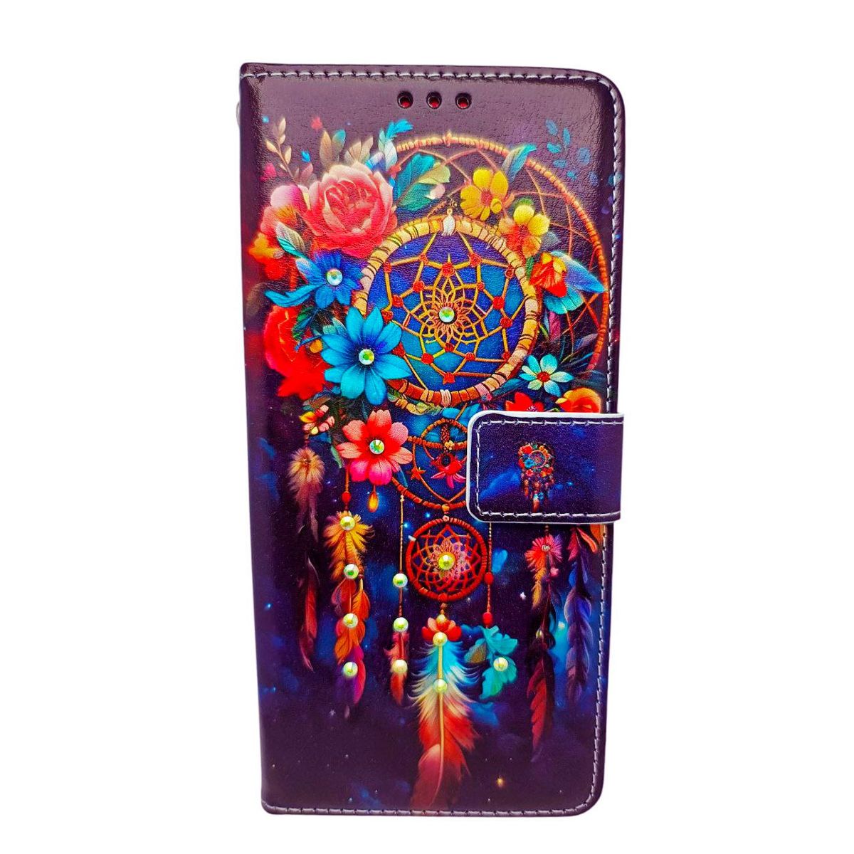 GENERICO - FLIPCOVER PARA SAMSUNG S25 PLUS /  FUNDA TAPA ATRAPA NEGRO