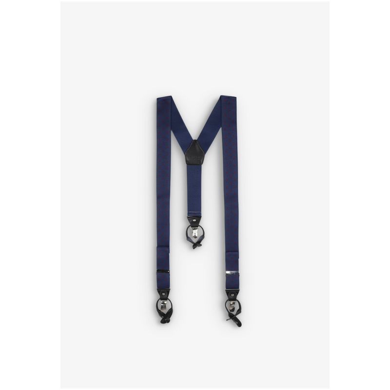 SCALPERS - Suspensores Calavera Navyburgundy