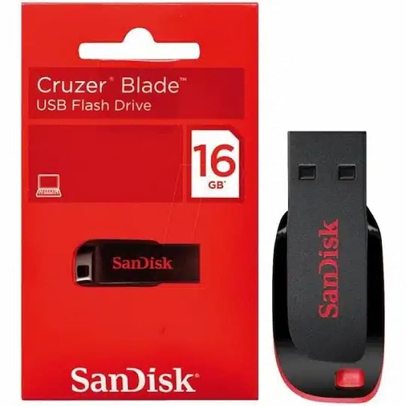 GENERICO - SanDisk USB FlashDrive 16GB CruzerBlade Z50 CL