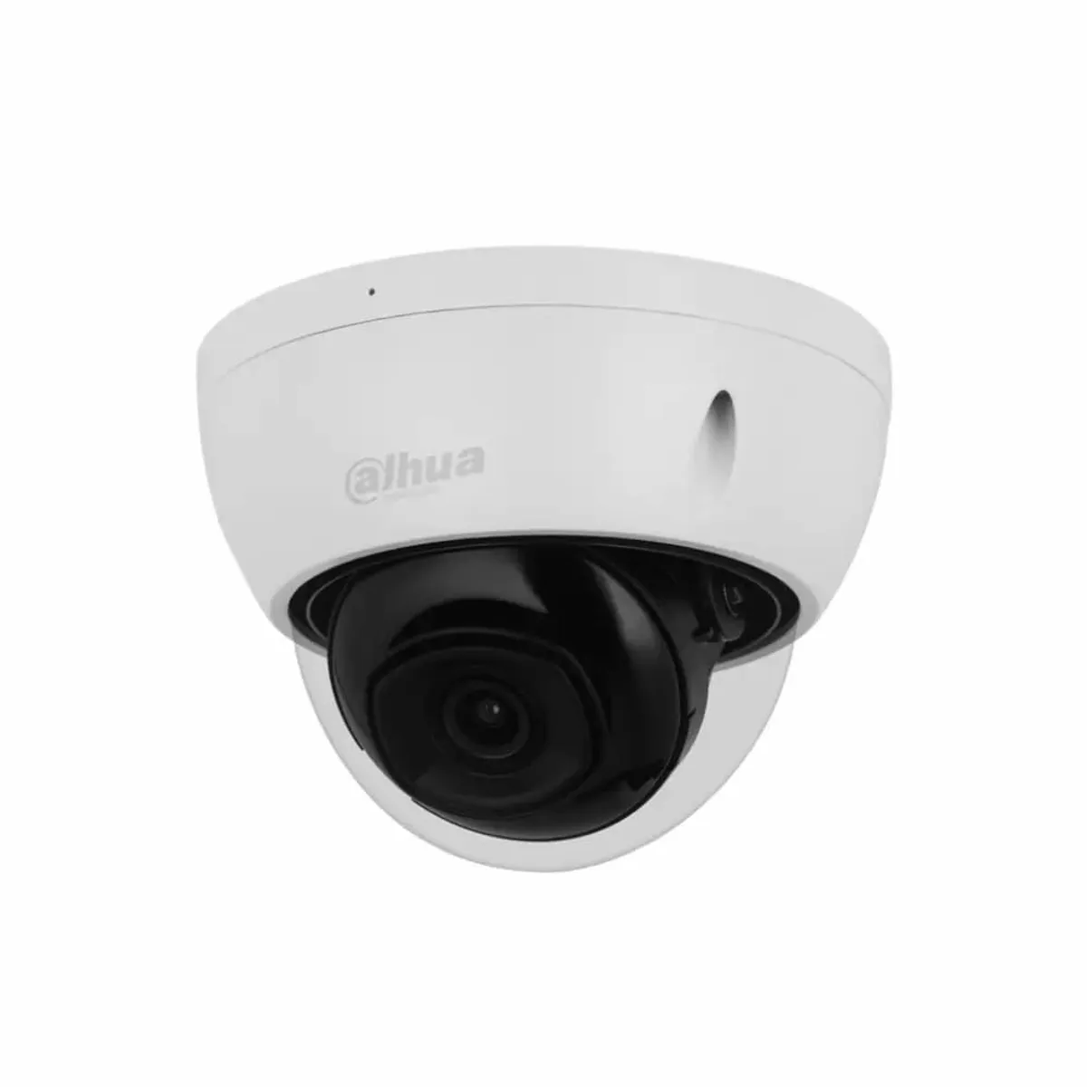 DAHUA - Cámara domo IP 5Mp lente fijo 28mm IR 30m soporta IVS proteccion IP67