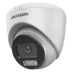 HIKVISION - Turret TVI 2MP ColorVu Smart Dual Light 40m Audio DS-2CE72DF0T-LFS 28mm