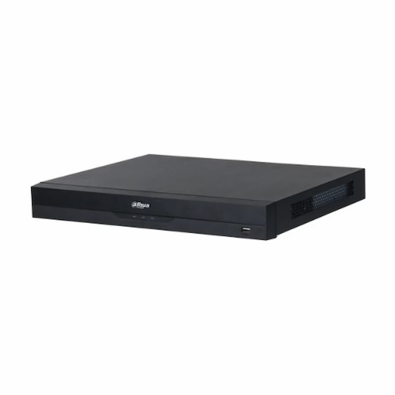 DAHUA - NVR Dahua 16 canales 16puertos PoE soporta 2 HDD hasta 16TB IA Perimetral protec