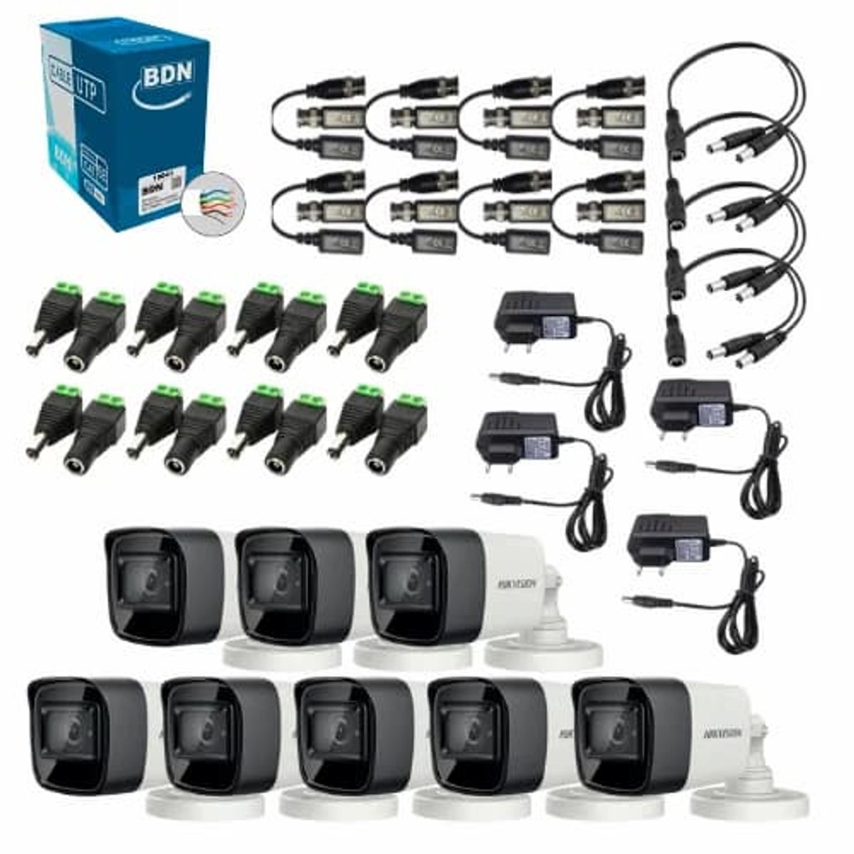 HIKVISION - PACK 8 camaras Bullet1080 HIKVISION