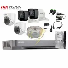 HIKVISION - Kit 2 Bullet 2 Domo 1080 CON DISCO