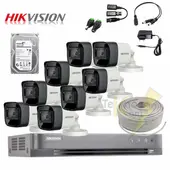 HIKVISION - Cctv Kit Pro Dvr 8ch + 8 Cam 2mp