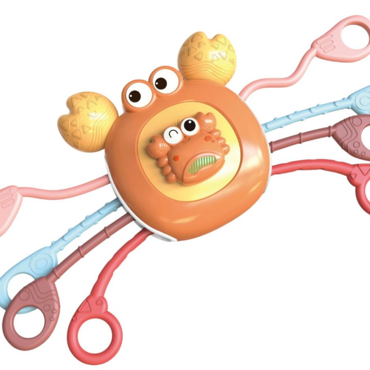 GENERICO - estimulador Cangrejo Sonajero Sensorial Montessori