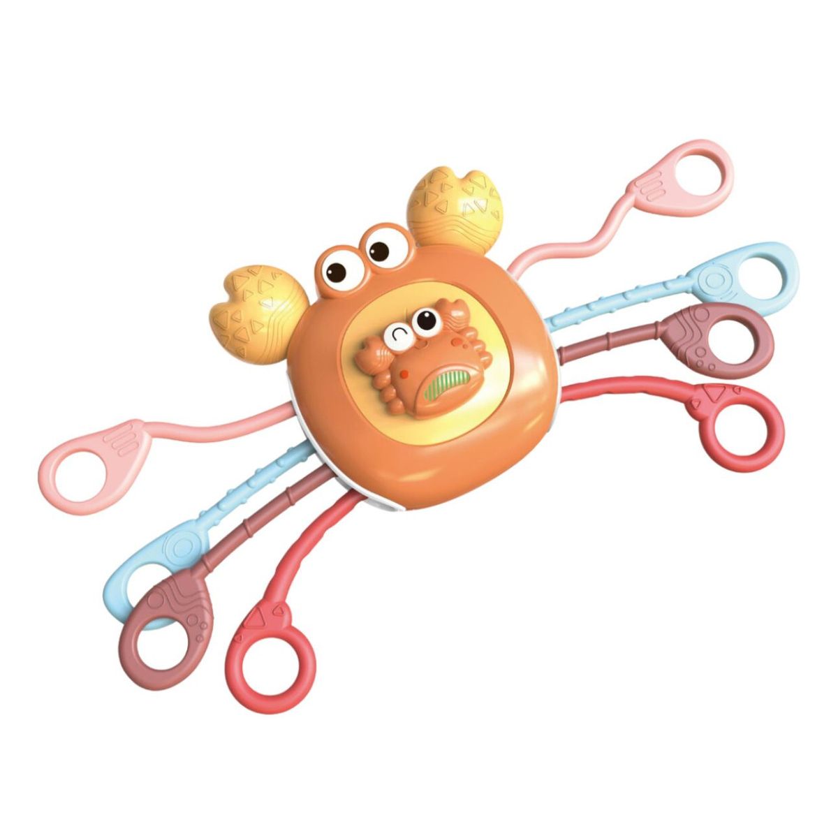 GENERICO - estimulador Cangrejo Sonajero Sensorial Montessori