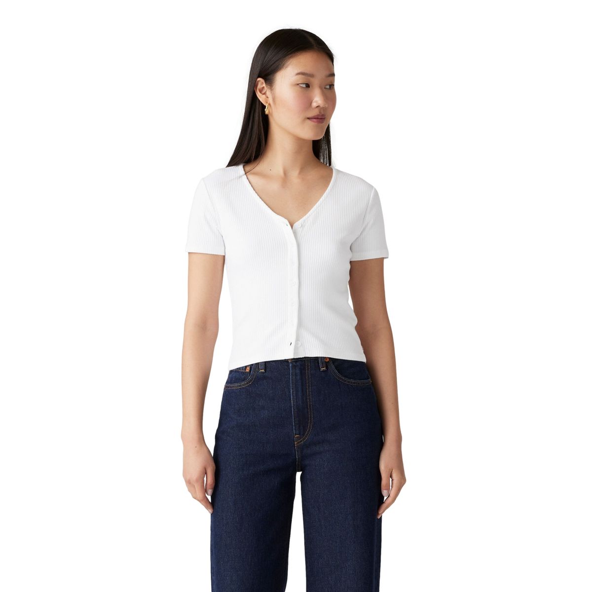 LEVIS - Polera Mujer Darlene Blanco Levis
