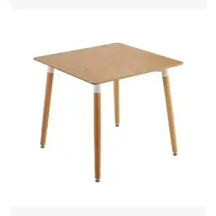 CORI CORI - Mesa de Comedor Melamina Cuadrada Madera