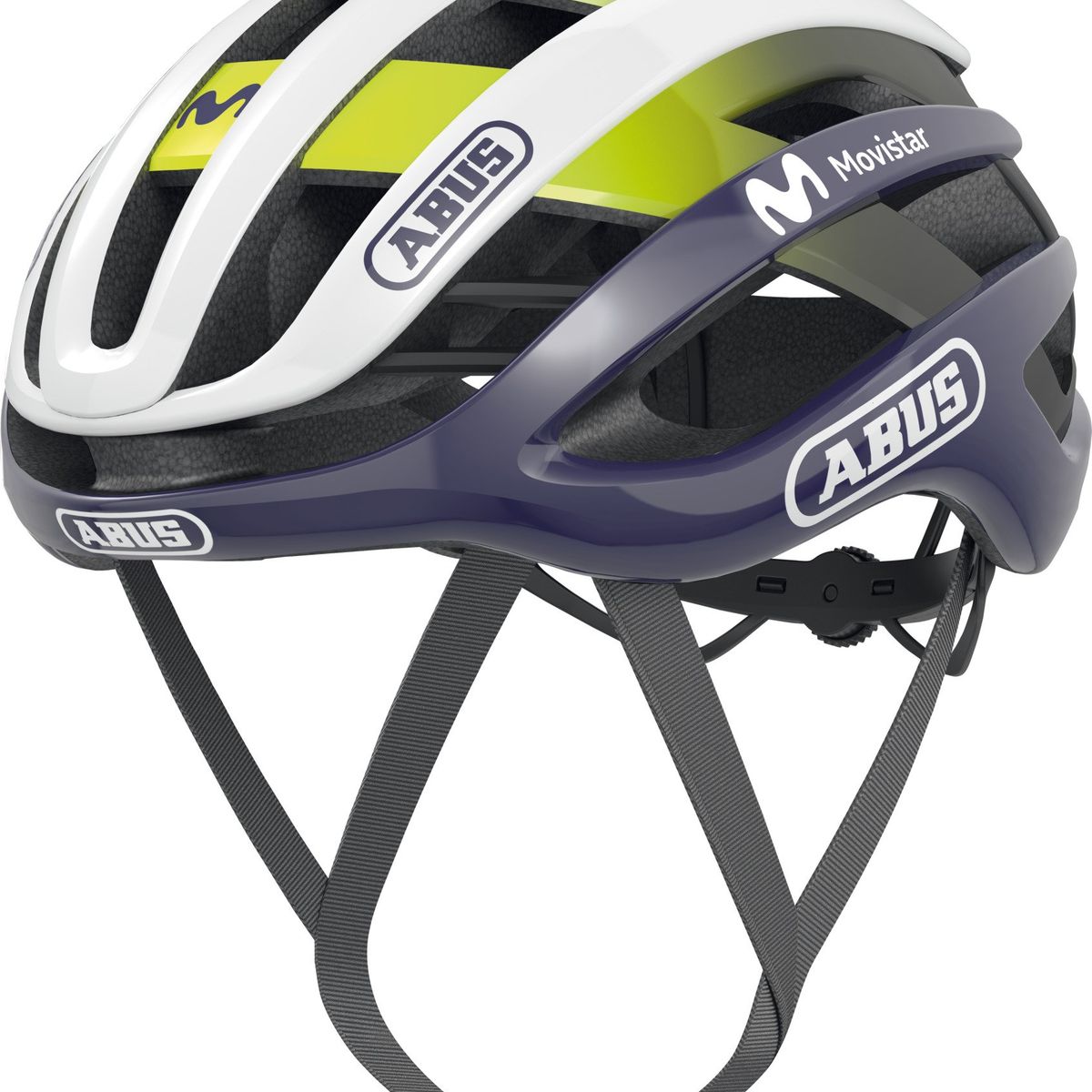 ABUS - Casco Bicicleta Airbreaker Movistar Team 23 Talla S 51-55cm