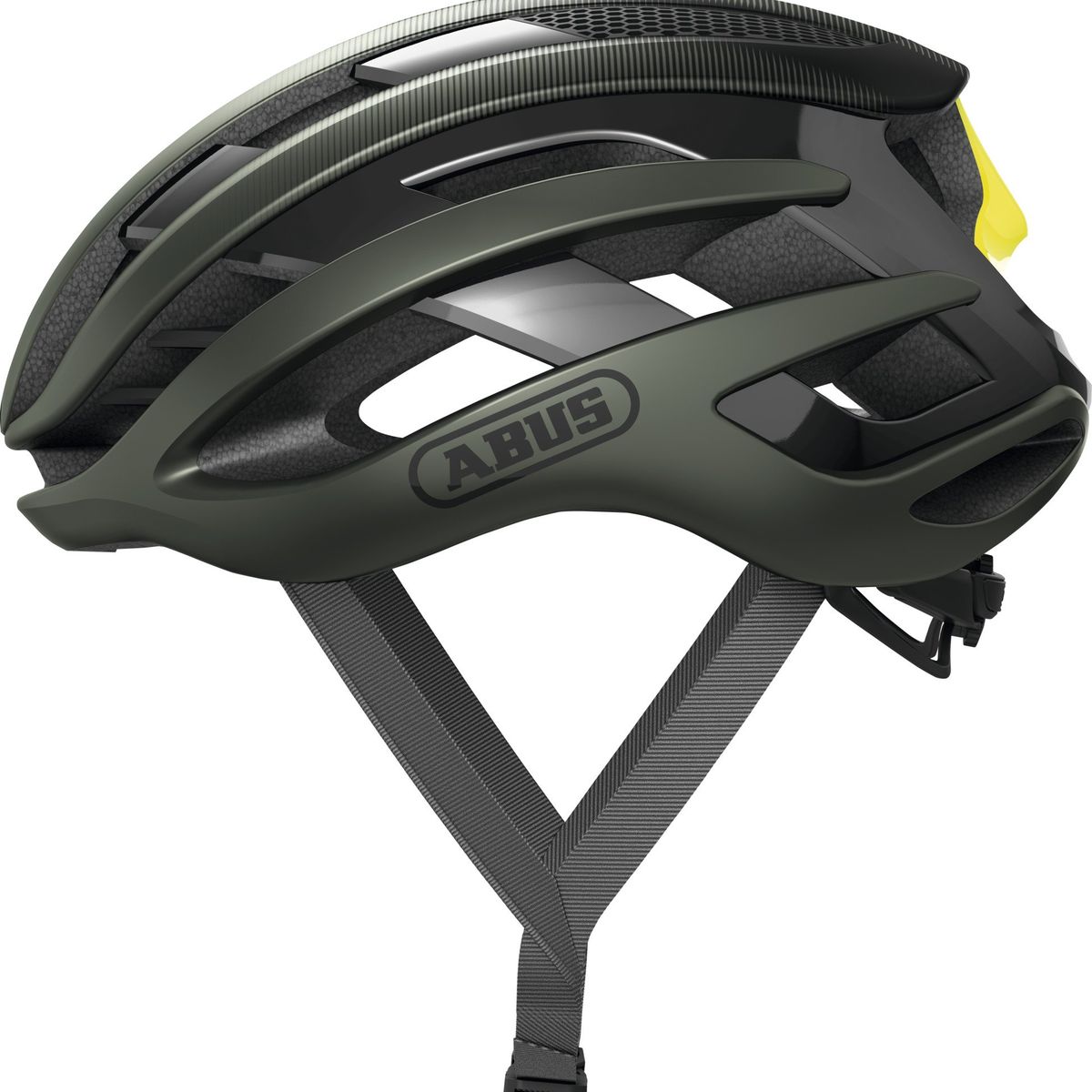 ABUS - Casco Bicicleta Airbreaker Verde Oliva Talla S 51-55cm