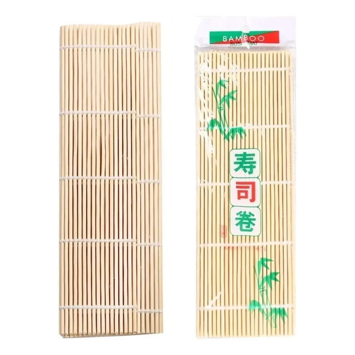 Pack 12 Esterilla Redonda Bambú Para Sushi De 24x24cm., marca GENERICO - Foto Principal