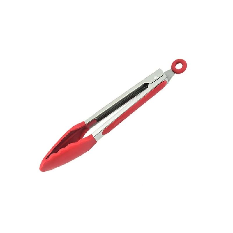 GENERICO - Pinzas Tenazas Cocina Asados Bbq Comedor Acero Inox Silicona