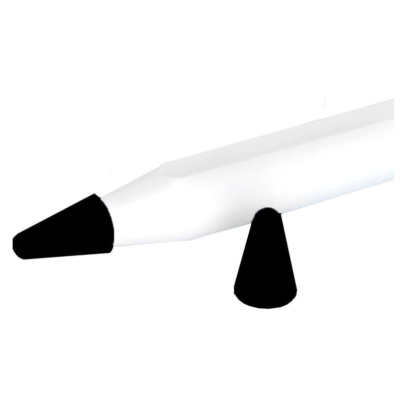 GENERICO - Protector De Punta Para Apple Pencil Silicona Negro