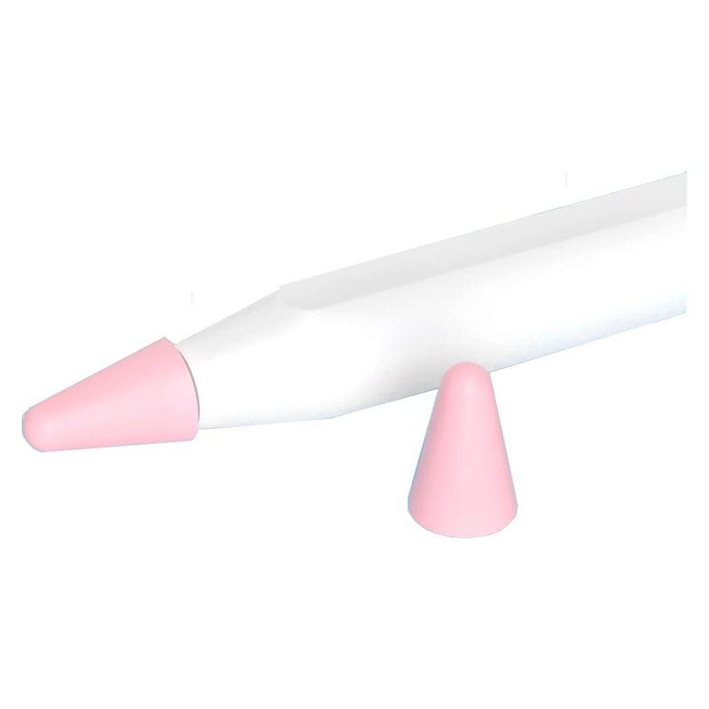 GENERICO - Protector De Punta Para Apple Pencil Silicona Rosado