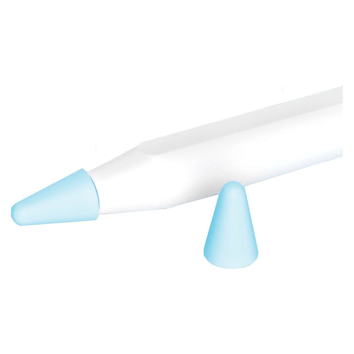 GENERICO - Protector De Punta Para Apple Pencil Silicona Celeste