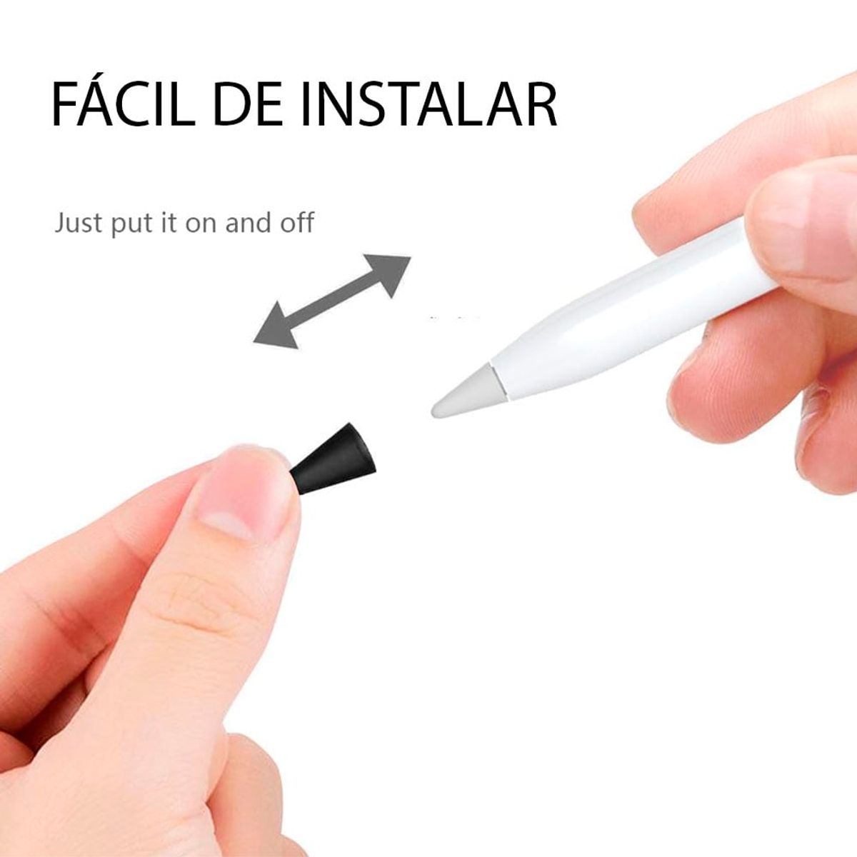 GENERICO - Protector De Punta Para Apple Pencil Silicona Celeste