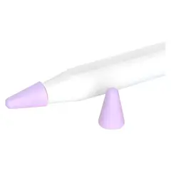 GENERICO - Protector De Punta Para Apple Pencil Silicona Lila