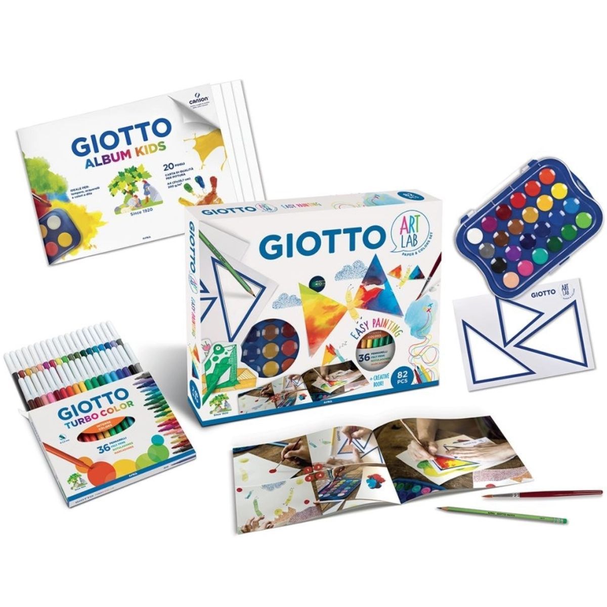 GIOTTO - Set Creativo Giotto Art Lab Pintura 82 Piezas