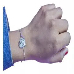 GENERICO - Pulsera Tobillera Cristal Corazon Delicada Jfp25