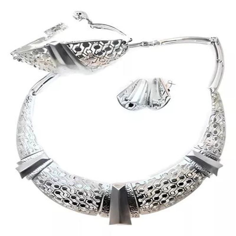 GENERICO - Elegante Conjunto Joyas Mujer Fantasia 4 Piezas Jf002
