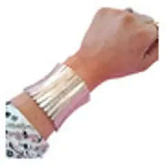 GENERICO - Brazalete Pulsera Elástica Acero Inoxidable Jfp21