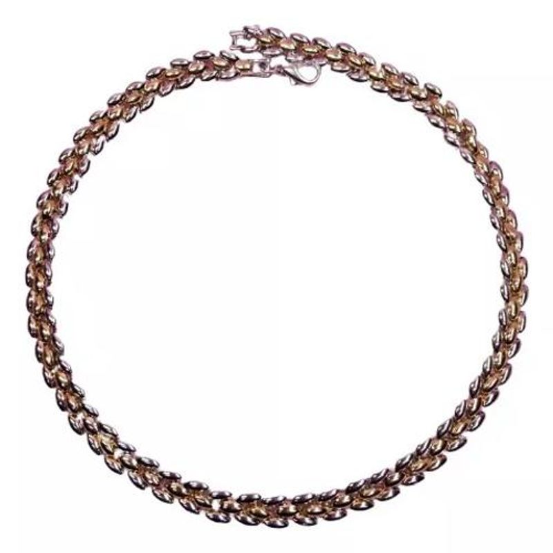 GENERICO - Collar Cadena Gargantilla De Acero Inoxidable Drd/pld  Jfc09