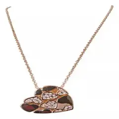 GENERICO - Joyas Mujer Niña Collar Colgante De Corazon Piedras Q0220