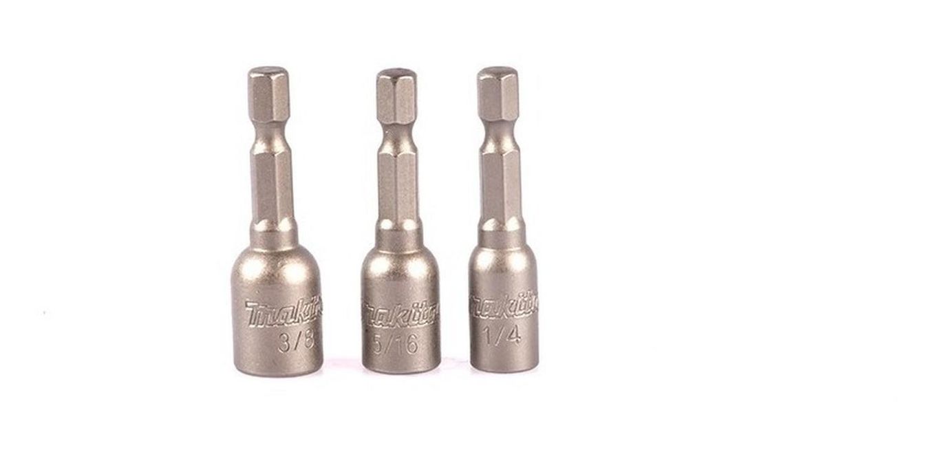 Set 3 Adaptador Magnetico B-38847 1/4' 5/16 3/8'