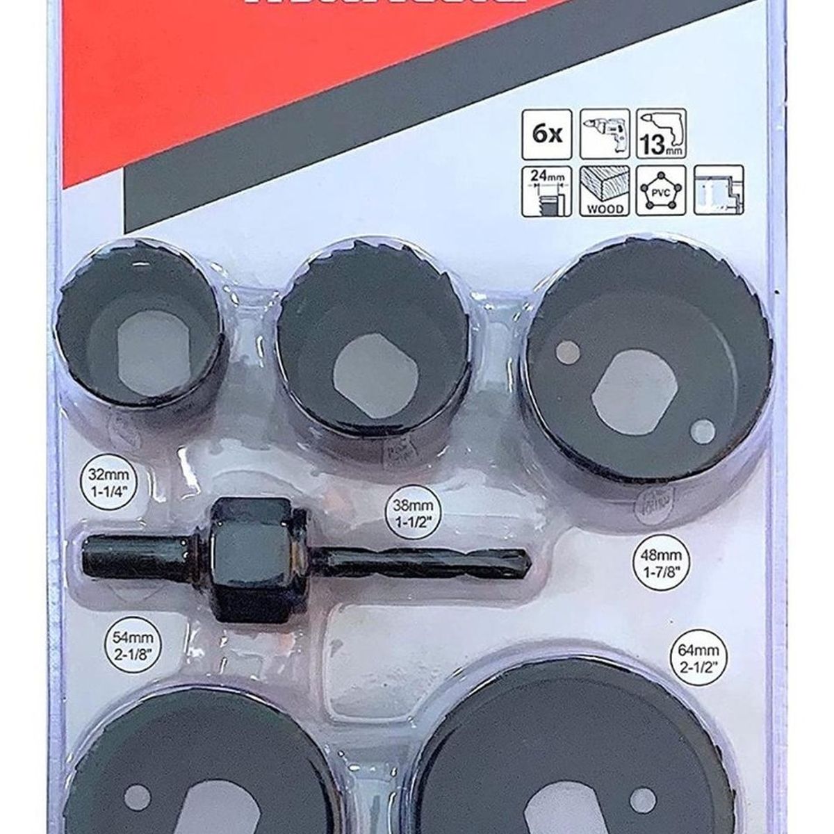 MAKITA - Set Sierras Copas Makita 6 Piezas D-70203