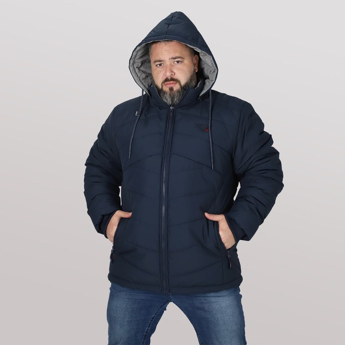 GANGSTER - Plus Parka Nordic Azul Gangster