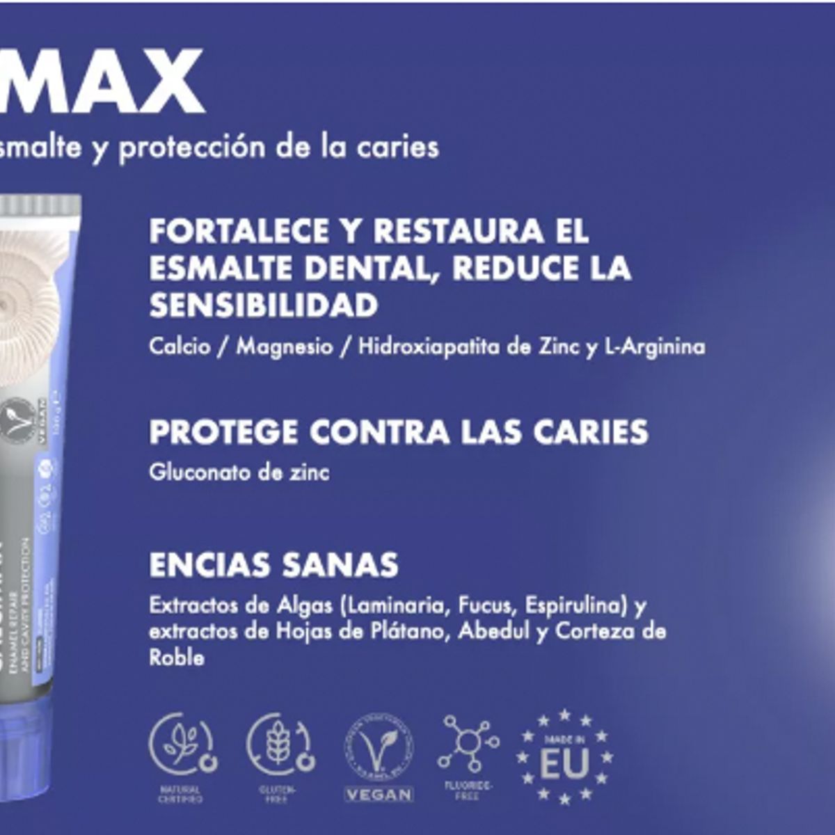 SPLAT - Pasta Dental Natural Biomed Calcimax 100Gr sin Fluor