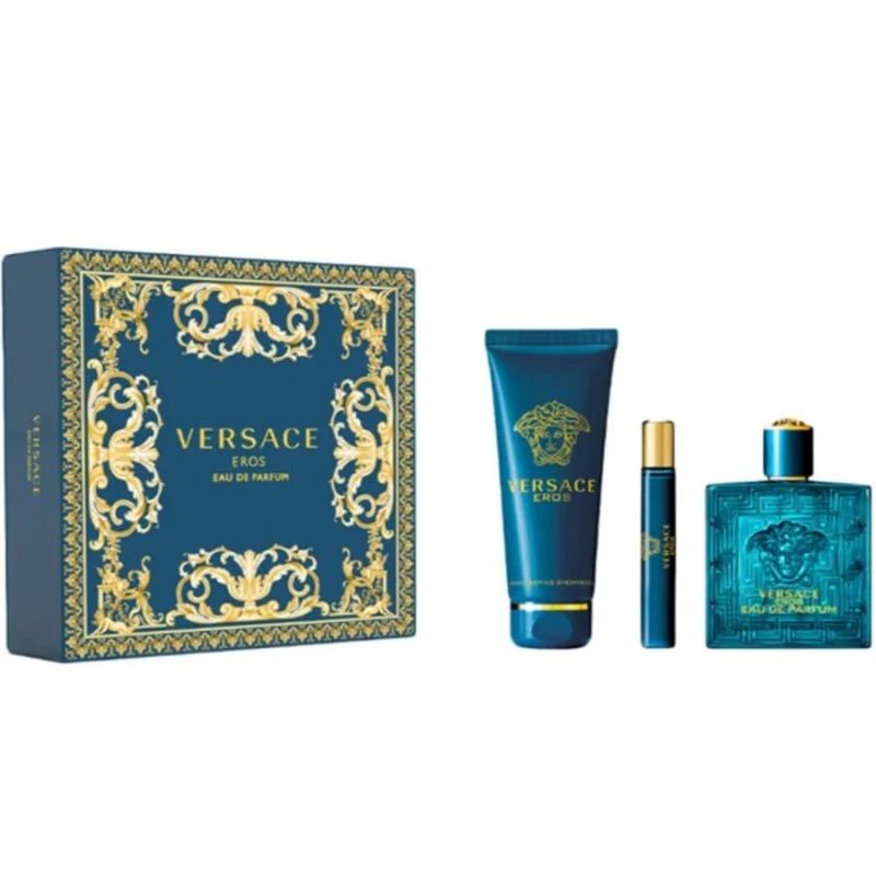 VERSACE - VERSACE EROS MEN EDP 100ML+10ML+SG 150ML