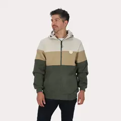 GANGSTER - Poleron Fullziper Peachy Verde