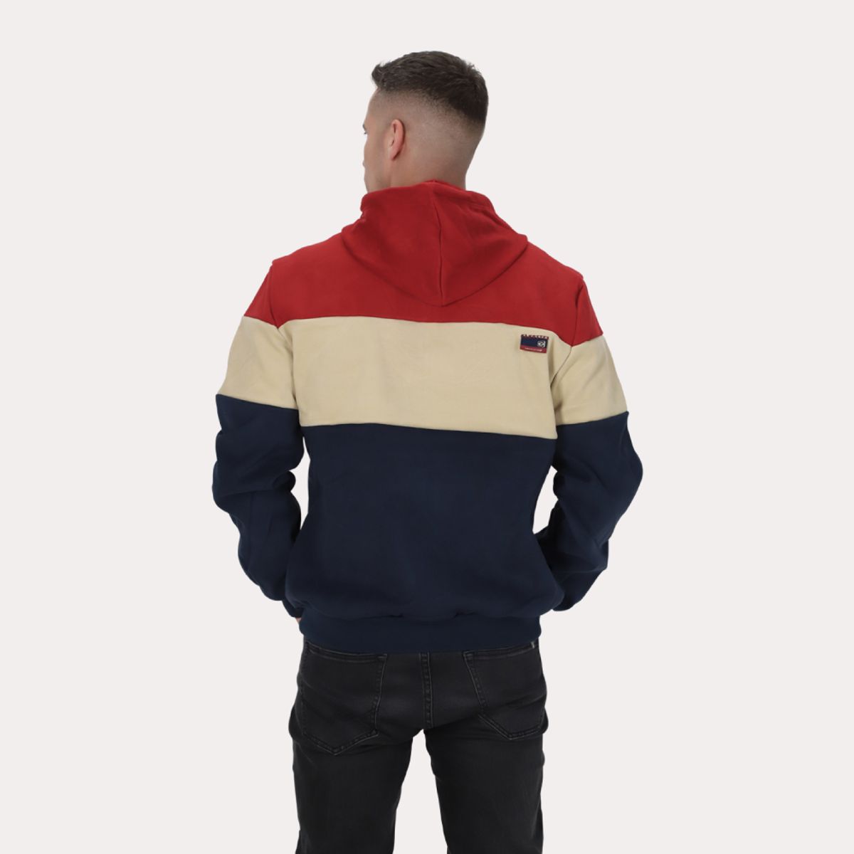 GANGSTER - Poleron Fullziper Peachy Azul Gangster