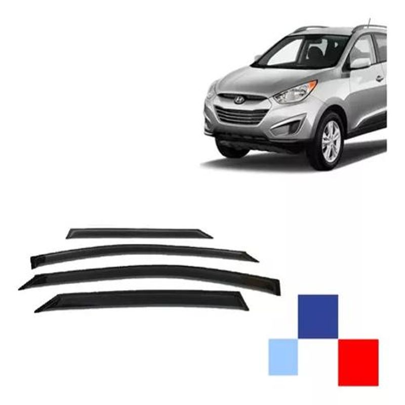 GENERICO - Kit Aletas Bota Agua Negra Hyundai Ix35 2011-2015