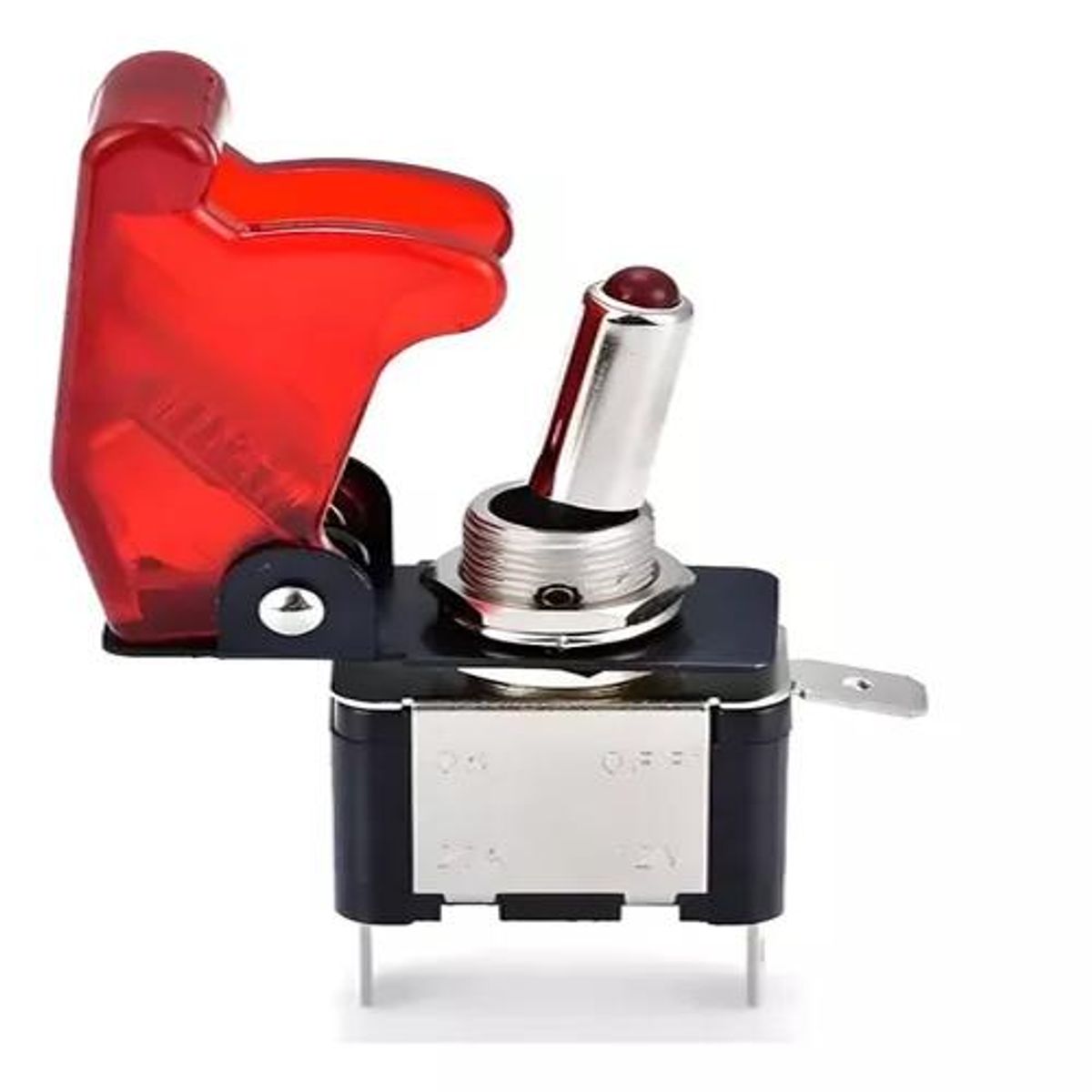 GENERICO - Switch Interruptor Palanca Auto Tuning Onoff Rojo Nº30