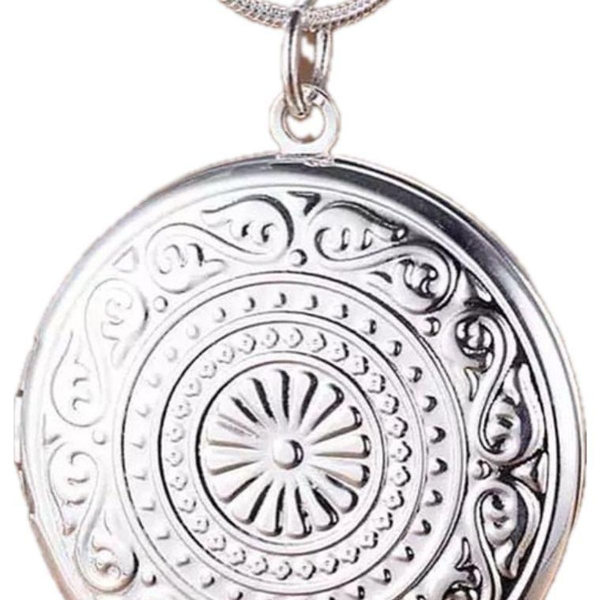 GENERICO - Llavero Relicario Porta Fotos Sol