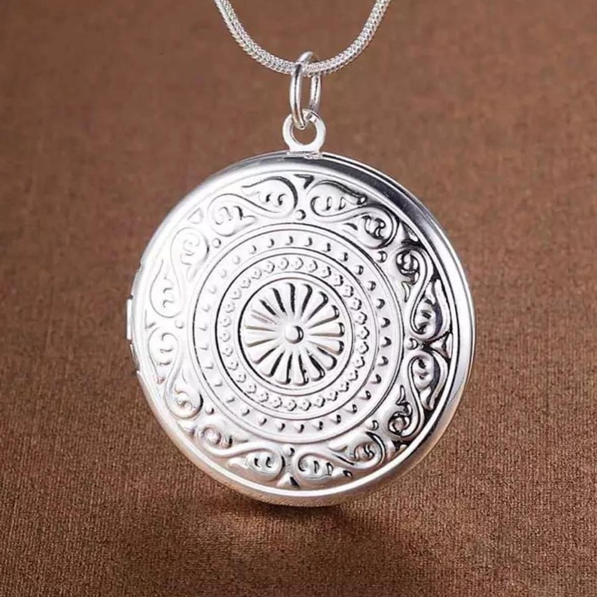 GENERICO - Llavero Relicario Porta Fotos Sol