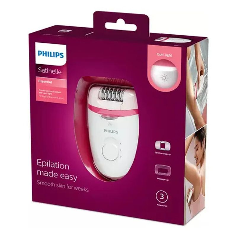 PHILIPS - Depiladora Satinelle Epilator 4000 BRE25500 Philips