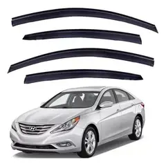 GENERICO - Kit Aletas Bota Agua Negras Hyundai Sonata 2011-2015