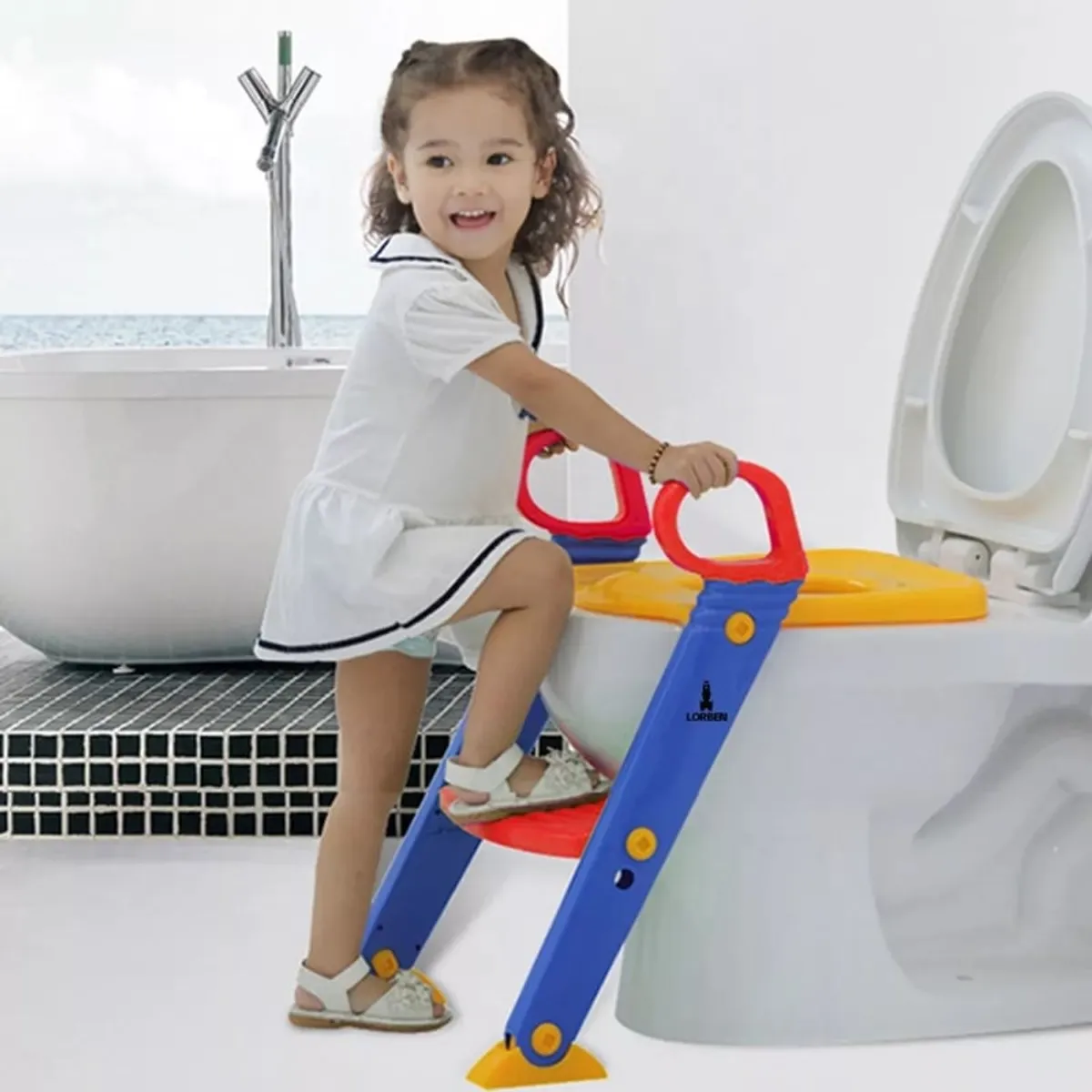 MOVI - Adaptador de WC con Escalera para Niños